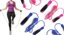 Adjustable Skipping Rope With Anti Slip Handles