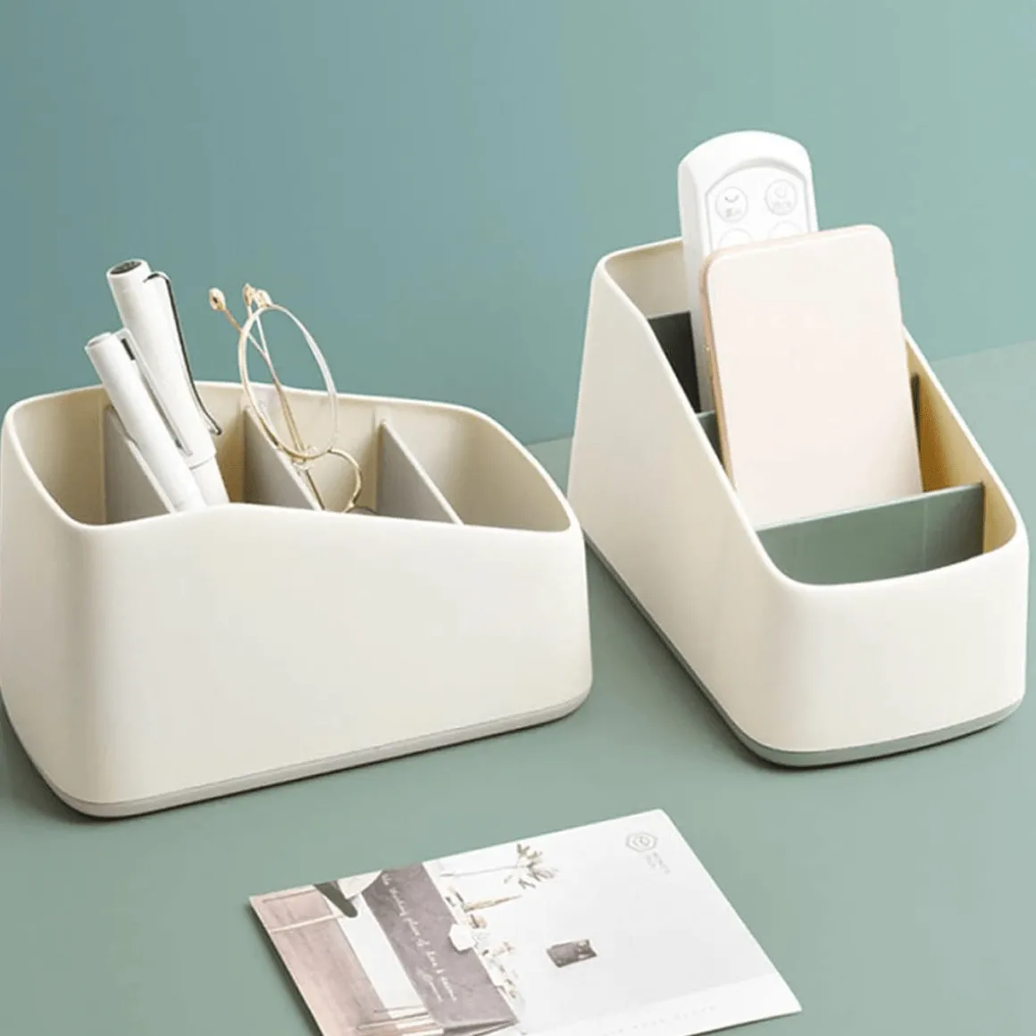 Adrien Lewis - 4 Divider Desktop Storage Box (Small)
