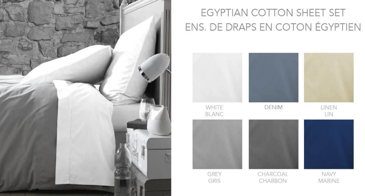 Adrien Lewis, Egyptian cotton sheet set