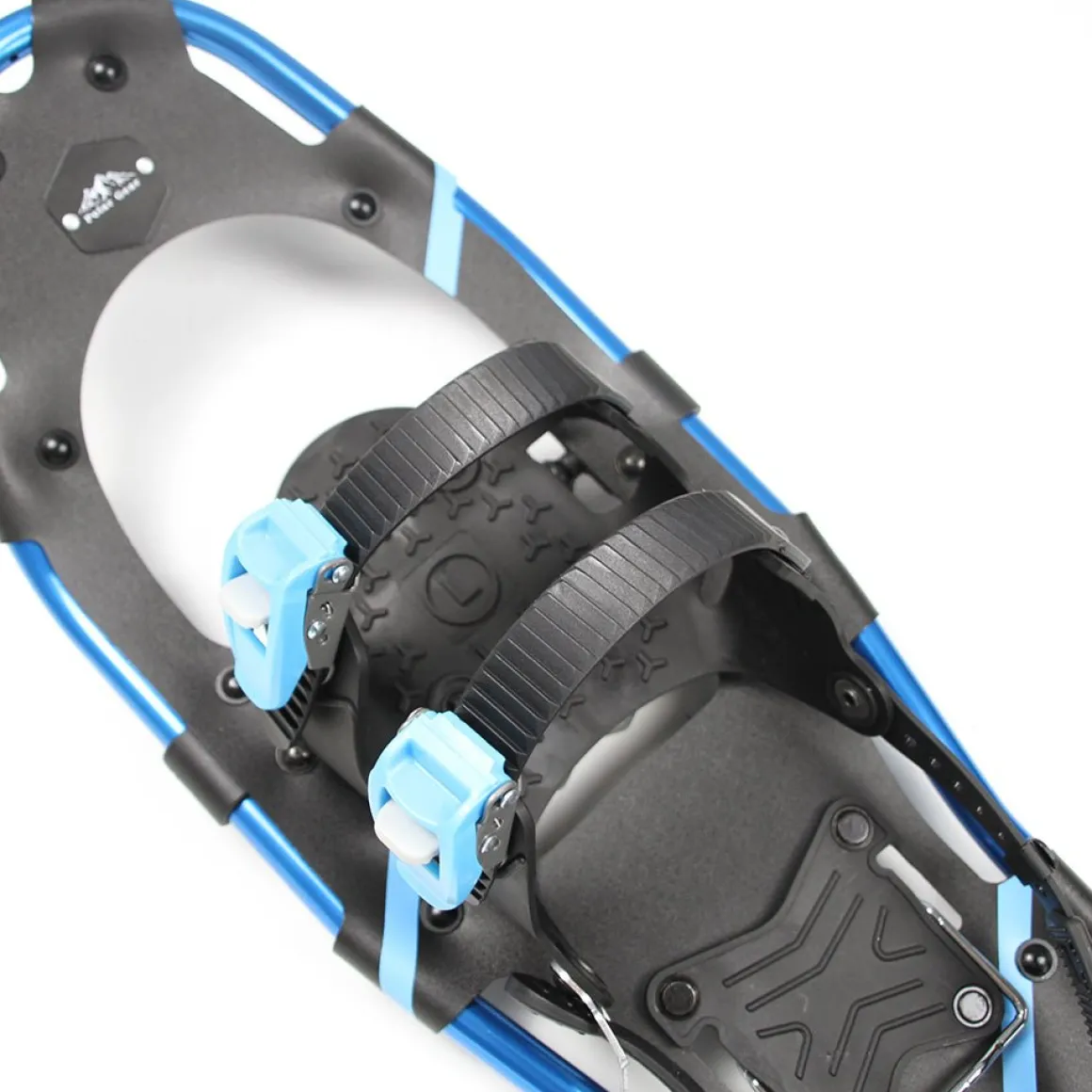 Adult Snowshoes (Blue 8 x 26 in) & Trekking Pole In a Bag Set