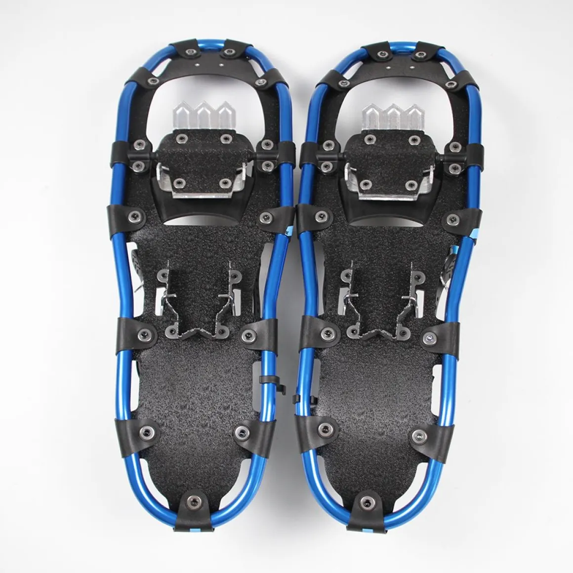 Adult Snowshoes (Blue 8 x 26 in) & Trekking Pole In a Bag Set