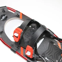 Adult Snowshoes (Red 8 x 21 in) & Trekking Pole In a Bag