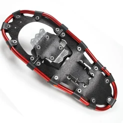 Adult Snowshoes (Red 8 x 21 in) & Trekking Pole In a Bag