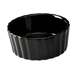A La Cuisine - Black Baking Dish Quiche Ceramic 11CM
