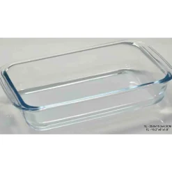 A La Cuisine- Borosilicate Glass Baking Tray 1L