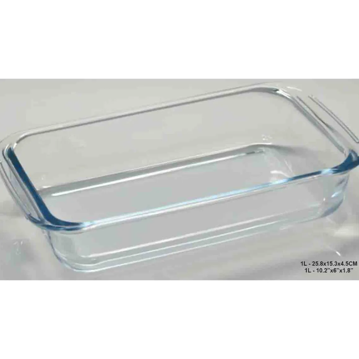 A La Cuisine- Borosilicate Glass Baking Tray 1L