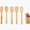 A La Cuisine - 6 Pcs Bamboo Utensil with Holder Sets