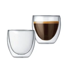 A La Cuisine - 2pcs Double Walled Glass Cup