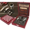 A La Cuisine - 4 Pcs Wine Opener & Chess Tools Set With Wooden