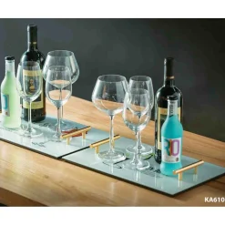 A LA CUISINE - Rectangle Glass Tray