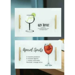 A LA CUISINE - Rectangle Glass Tray