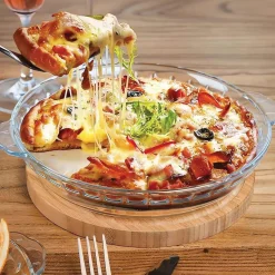 A La Cuisine- 9'' Round Borosilicate Glass Pie Plate