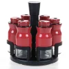 A LA CUISINE - set of 6 spice jars with stand 125ml