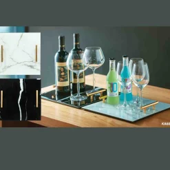 A LA CUISINE - Square Glass Tray