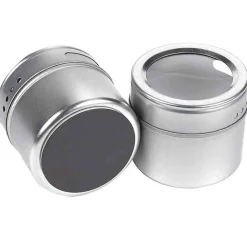 A LA CUISINE - tin spice jar with window lid 100ml