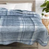 Alec Slate- Plaid Mink Blanket 78x94
