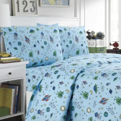 Aliens - MF Quilt Set Blue