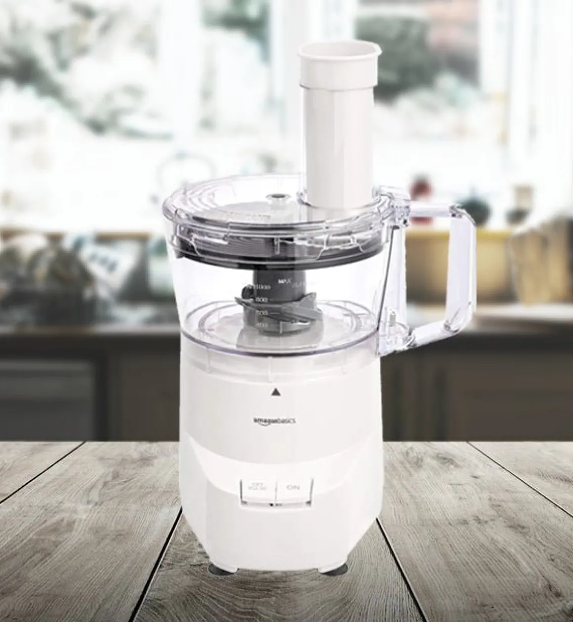Amazon Basics White 4-cup Food Processor