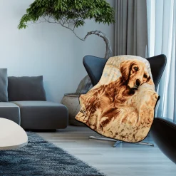 Animal Mink Throw