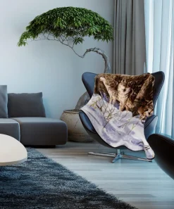 Animal Mink Throw