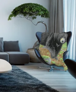 Animal Mink Throw