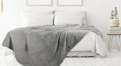 Antibacterial Velour Throw