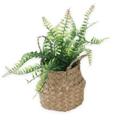 Artificial Weave Basket Plants
