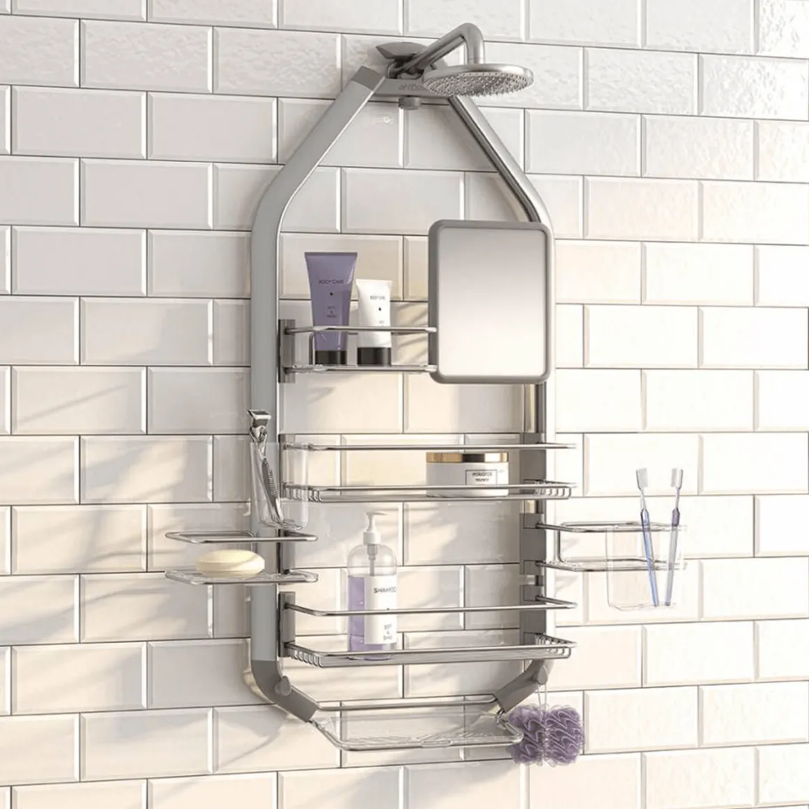 ARTIKA O2 | Shower Caddy for Showerhead or Shower Door