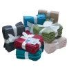 A Set of 5 Solid Colour Face Cloths