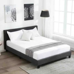 Atelier Du Nord - Banff Linen Bed Frame