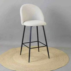 Atelier Du Nord - Bar Stool With Metal Legs