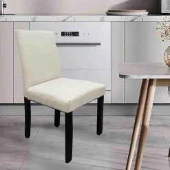 Atelier Du Nord - Benson Premium Linen Fabric Dining Chair