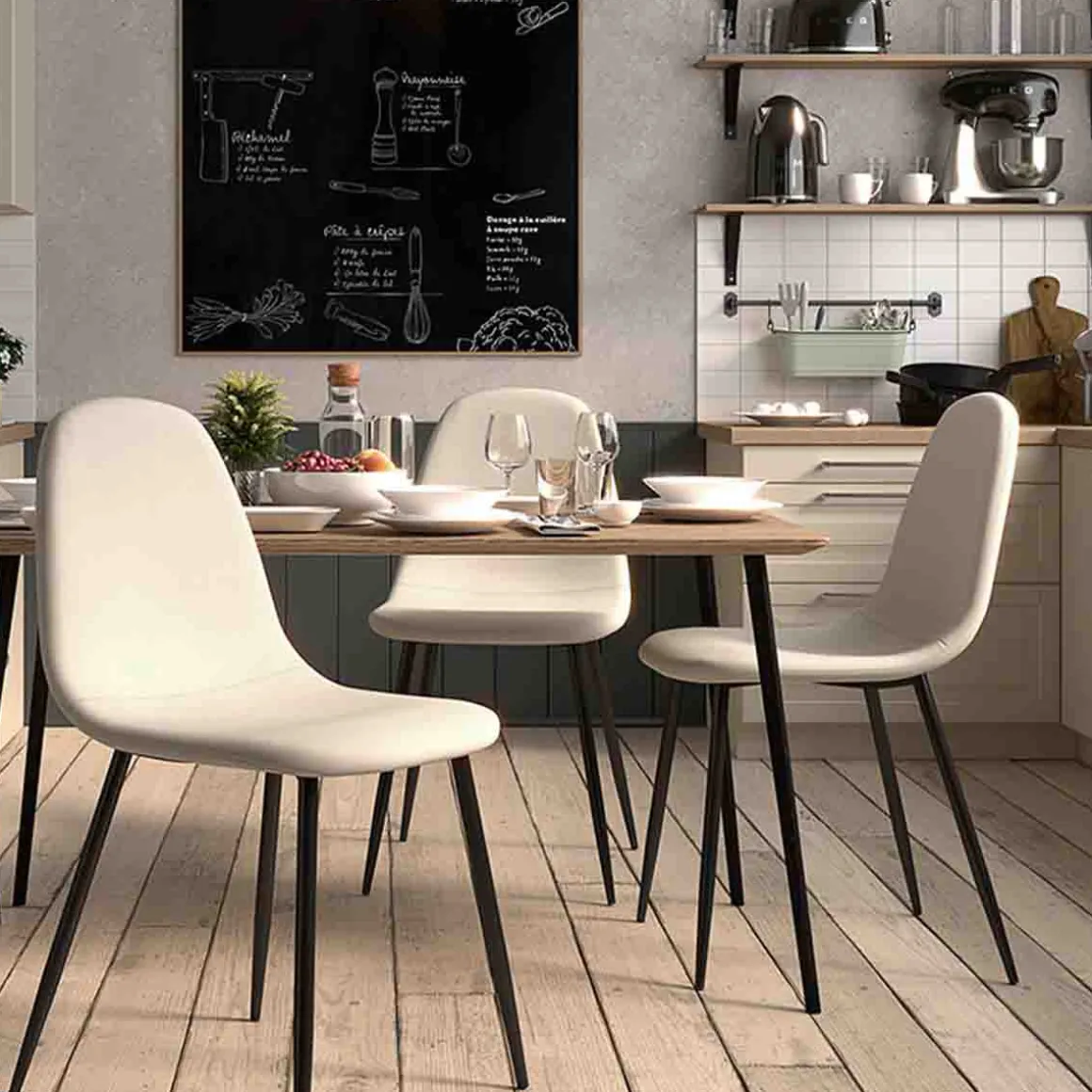Atelier Du Nord - Charlton Fabric Dining Chair