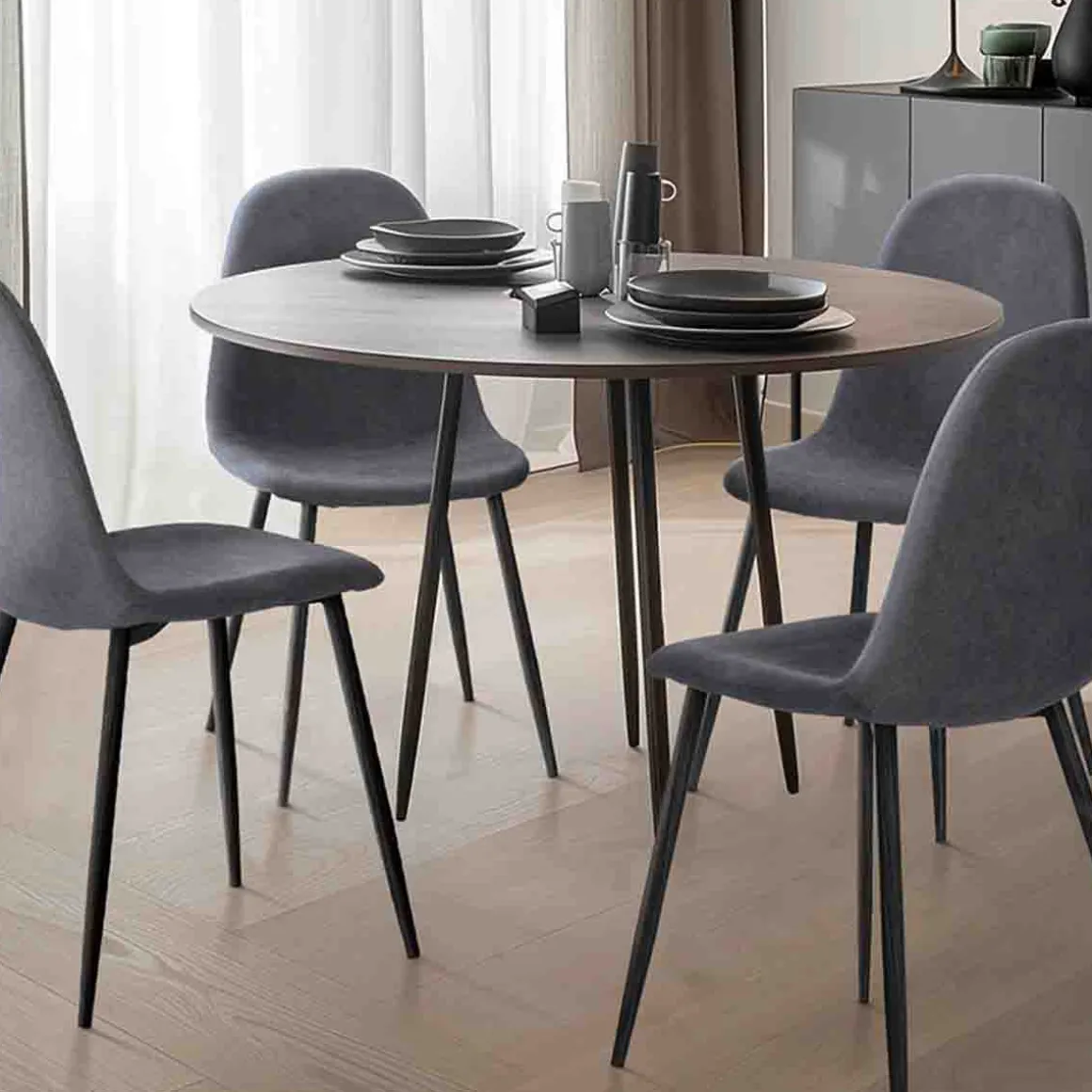 Atelier Du Nord - Charlton Fabric Dining Chair