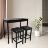 Atelier Du Nord- New York 3pc High Table With Bar Stools