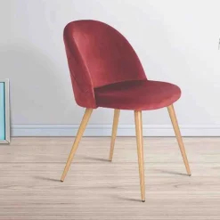 Atelier Du Nord - Premium Velvet Padded Dining Chair