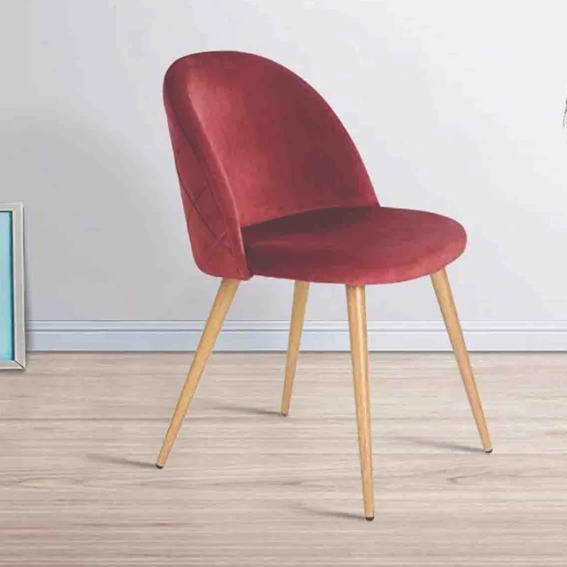 Atelier Du Nord - Premium Velvet Padded Dining Chair