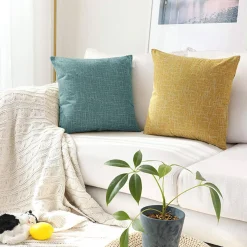 AUSTEN - Faux Linen Decorative Cushion