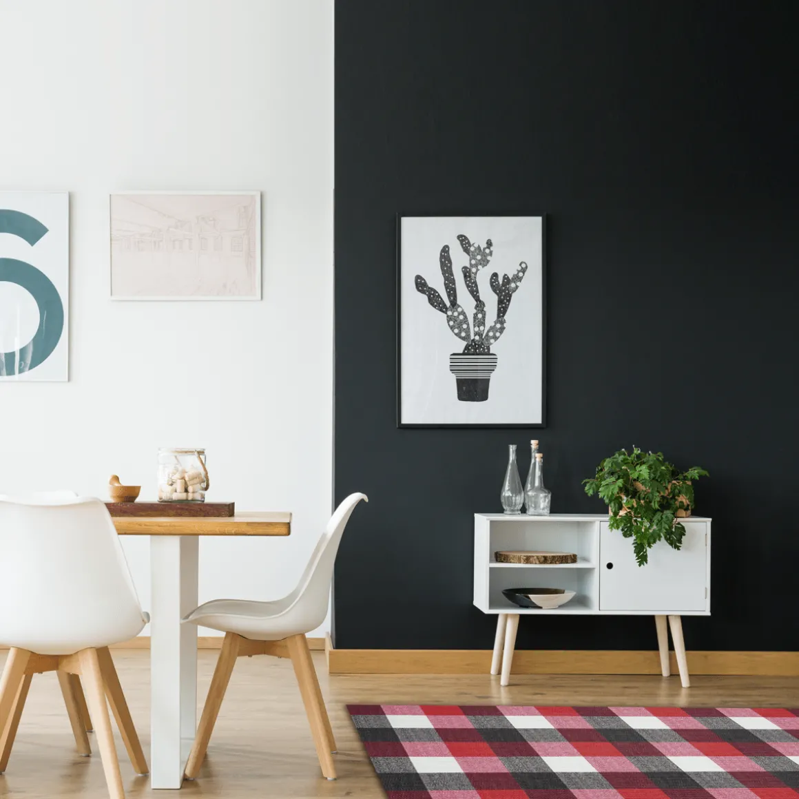 AVA - PVC Mat 50x80 cm | Rustic Plaid