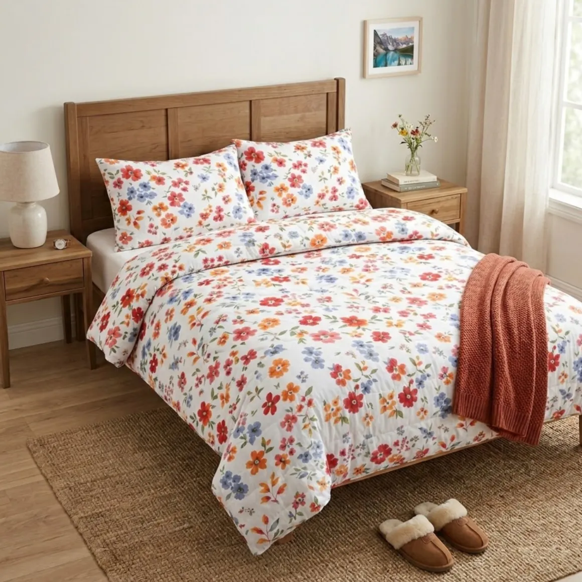 AZALEA 3-Piece Floral Comforter Set