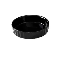 Baking Dish Quiche Ceramic 11.3cm Black
