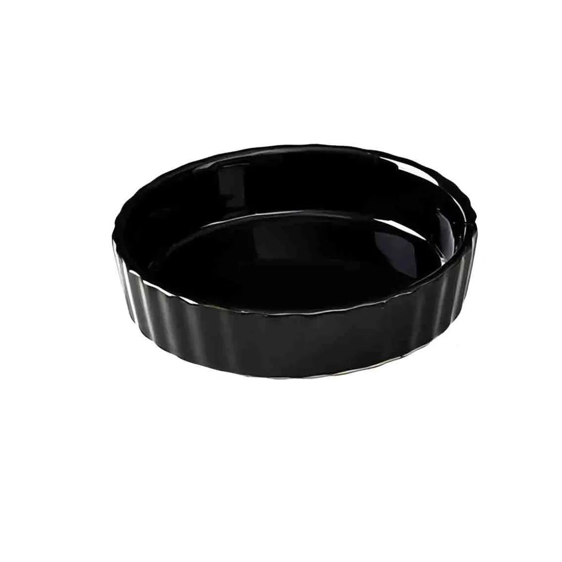 Baking Dish Quiche Ceramic 11.3cm Black
