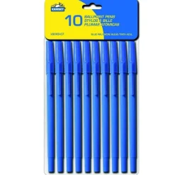 Ballpoint Pens - 10 Blue