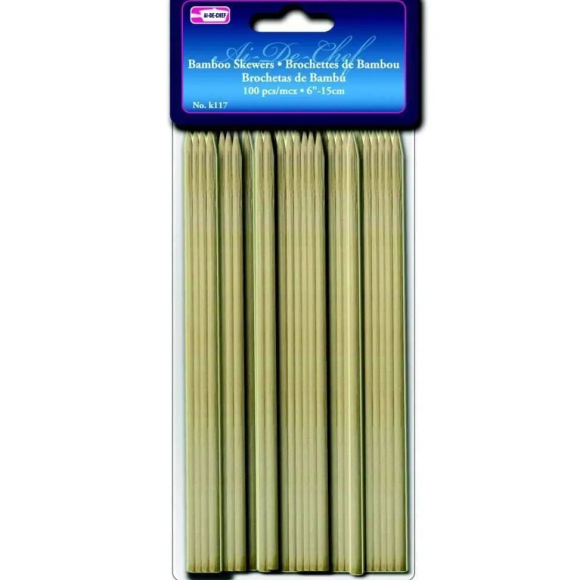 100 Bamboo Skewers | 6"