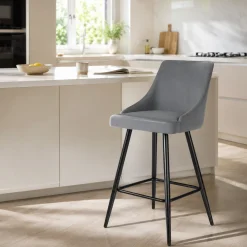Barstool With Black Frame