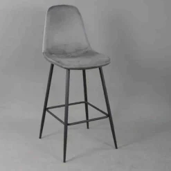 Bar Stool With Metal Legs