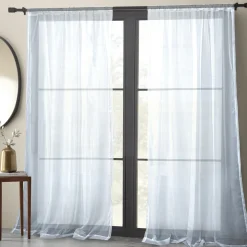 Basic Elegance – 2-Pack Sheer Pole Top Curtain Panels