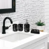 Bathroom Accessory Black Paris Chic
