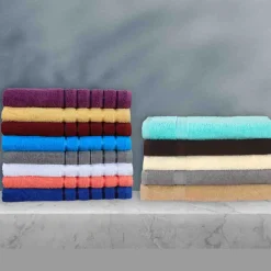 Bath Towel 27x56in Asst Colors