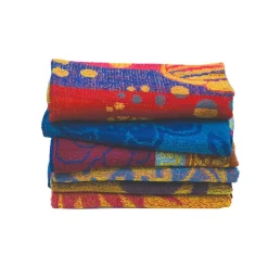 Beach Towel 27x54in Jacquard Cotton